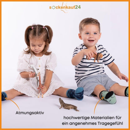 10 Paar Kinder Socken Jungen & Mädchen Baumwolle Kindersocken