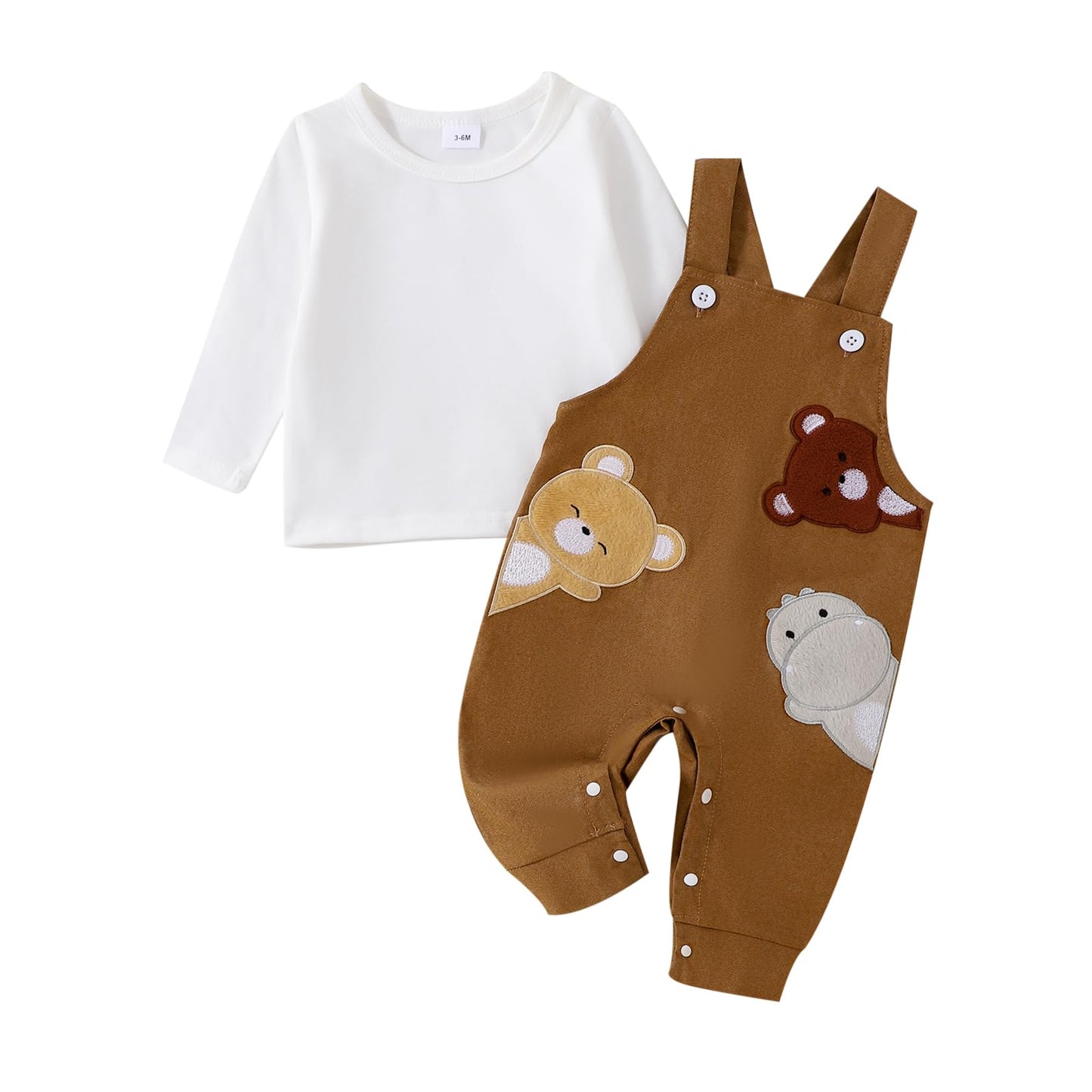 Baby Jungen Kleidung Strampler Latzhose Set Kleidung Sets für Jungen Baby Set Neugeborenes Geschenk
