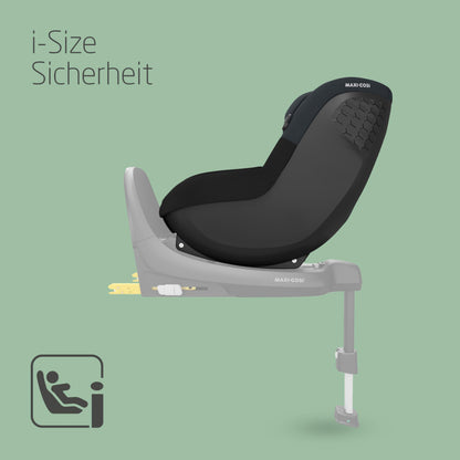 Maxi-Cosi Pebble i-Size, Babyschale, 0–15 Monate, 0–13 kg, 40–83 cm, leichter i-Size Kindersitz, Click&Go-Installation, G-CELL Seitenaufprallschutz, Sitzverkleinerer, Tonal Black - Meloni2