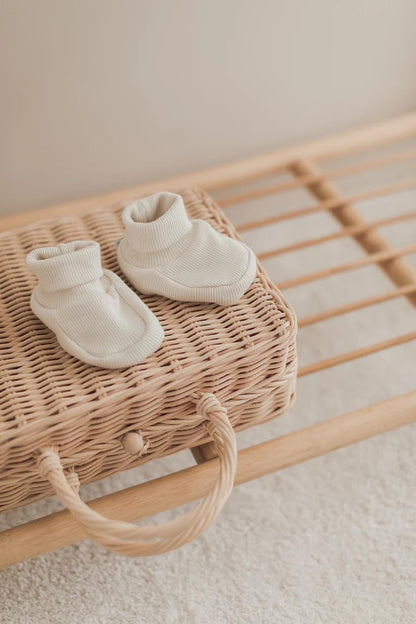 Generisch Baby Krabbel- Hausschuhe - Schuhe Neugeborene - Baumwolle - Diverse Farben - Mädchen - Jungs