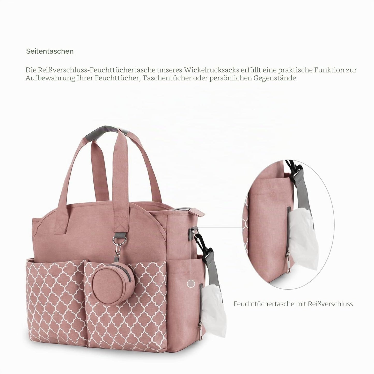 Wickeltasche Baby Wickeltasche Große Babytaschen für Mama mit Wickelstation Multifunktions Reise