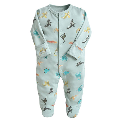 amropi Baby Mädchen Schlafstrampler 3er Pack Jungen Pyjamas Baumwolle Overalls Strampler für 0-12 Monate