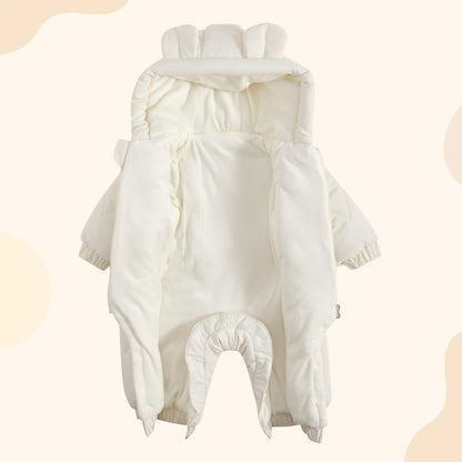 JiAmy Baby Snowsuit, Baby Boys Girls Winter Jumpsuit Romper Newborn Snow Overall 0-12 Months