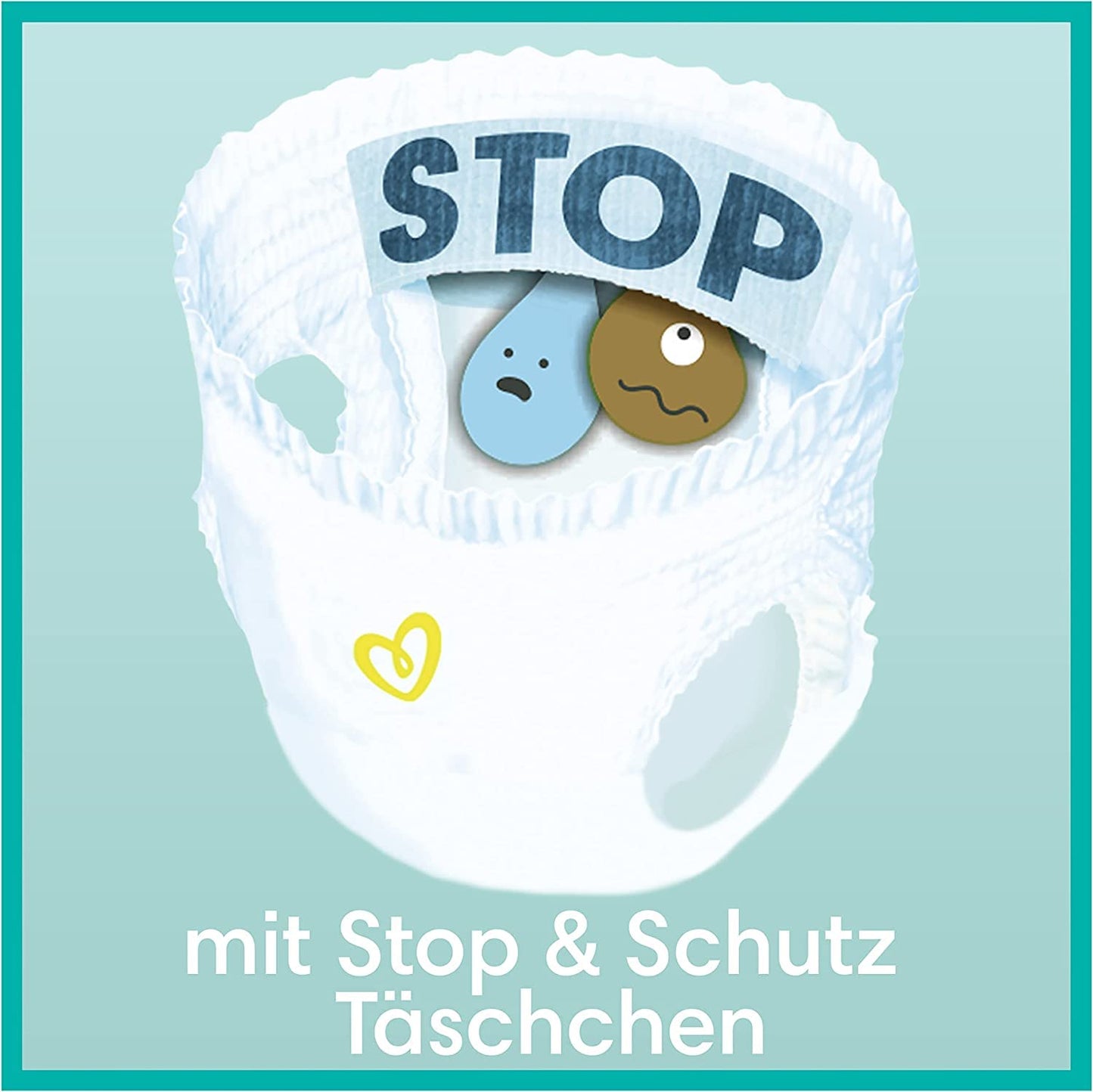 Pampers Baby-Dry Pants Größe 6, 138 Windeln, 13kg-19kg, 360° Passform hilft, Auslaufen zu verhindern