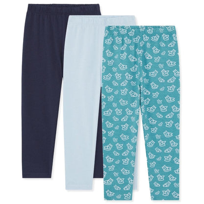 Bramble & Bear (3er-Pack) weiche Leggings für Babys und Kleinkinder – sanfte Unisex Leggings für 0-3 Jahre