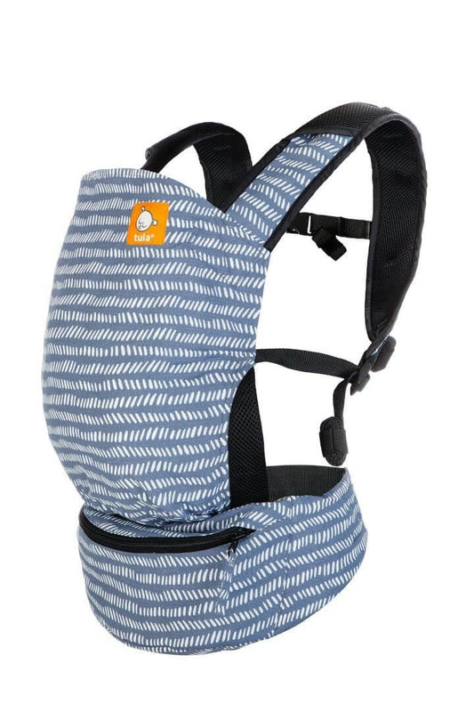 Tula Lite Babytrage und Babytrage-Tasche in Einem, Leicht Kompakt Ergonomisch, Bauchtrage Rückentrage Reise Babytrage, Discover