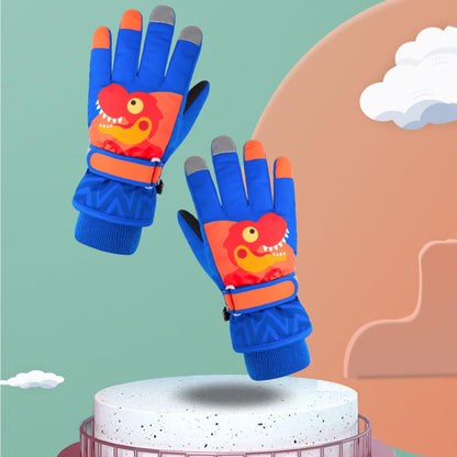 TRIWONDER Children's Ski Gloves, Thermal Fleece Gloves, Warm Winter Gloves for Boys and Girls