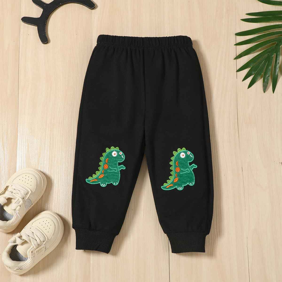 Toddler Baby Boys Outfit Colour Block Letter Print Sweatshirt Top + Plain Trousers Baby Autumn Spring 2-Piece Clothing Set