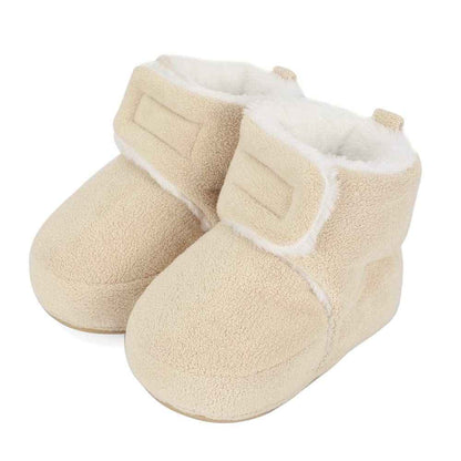 Unisex Baby Boys Girls Warm Winter Boots Rubber Sole Non-Slip Winter First Walking Shoes