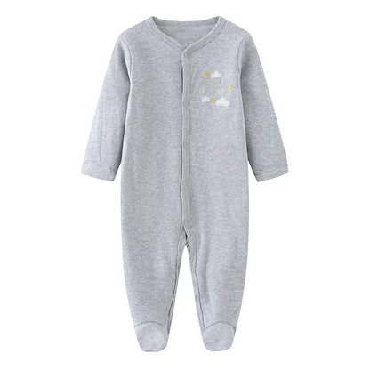 Chamie Strampler für Babys, Strampler, langärmelig, Baumwolle, 0–3 m/3–6 m/6–9 m/9–12 m