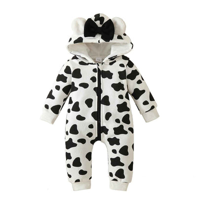 Baby Romper Newborn Autumn Winter Jumpsuit Toddler Animal Costume Jumpsuit with Hood Long Sleeve Bodysuit for Baby Girls Boys Cuddly