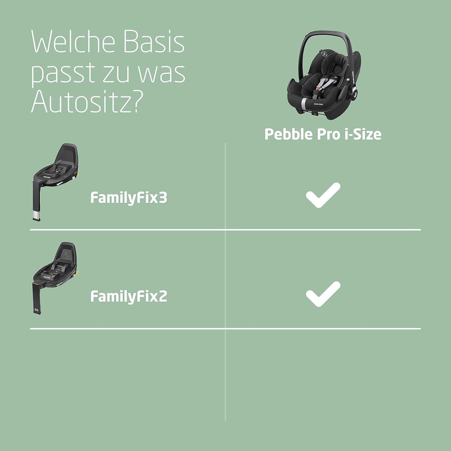 Maxi-Cosi Pebble Pro i-Size Babyschale, Kindersitz für Neugeborene, ab der Geburt bis ca. 12 Monate, 45 bis 75 cm, Essential Black - Meloni2