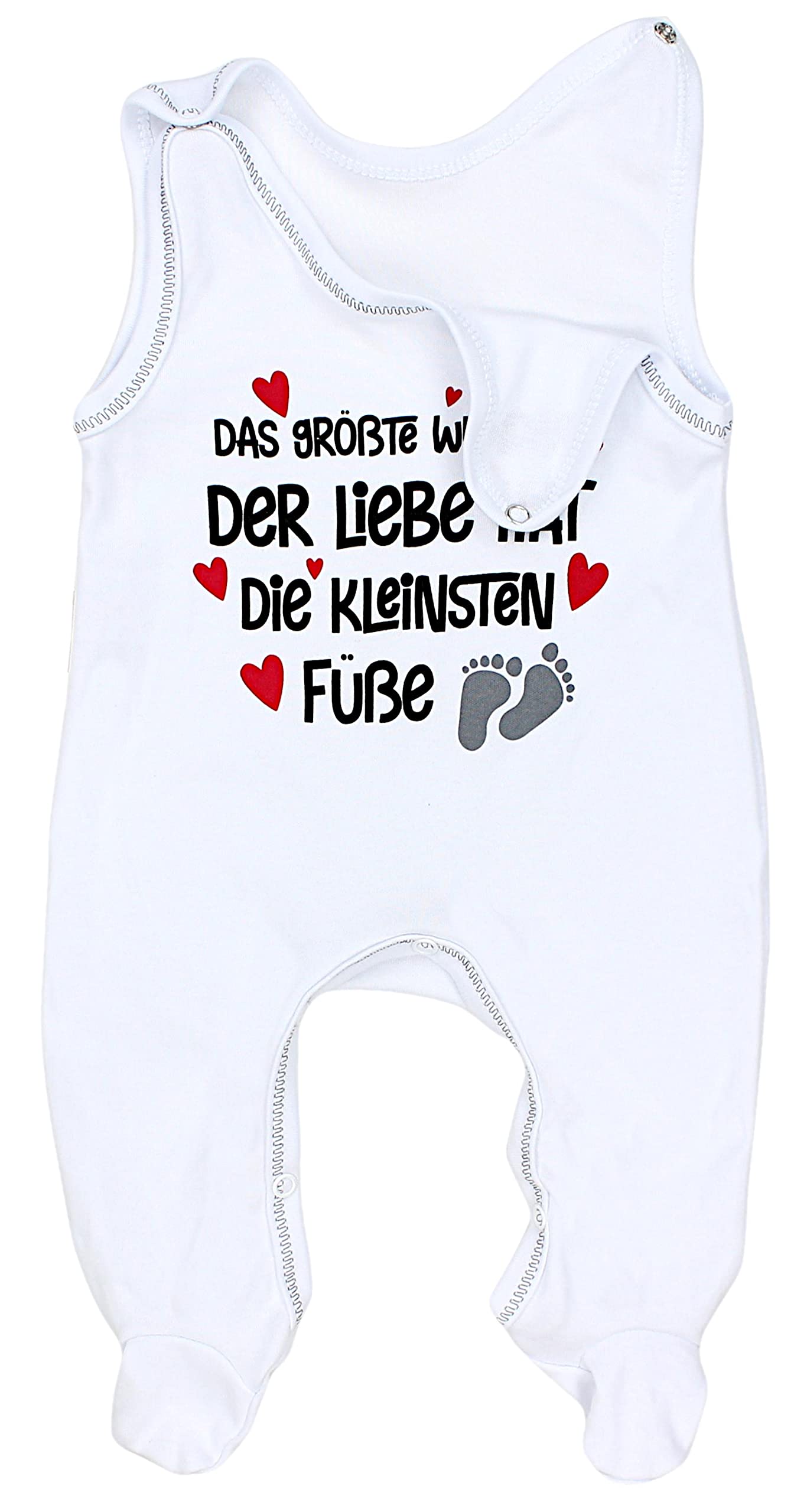 TupTam Unisex Baby Strampler Set Spruch Mamas & Papas Schatz
