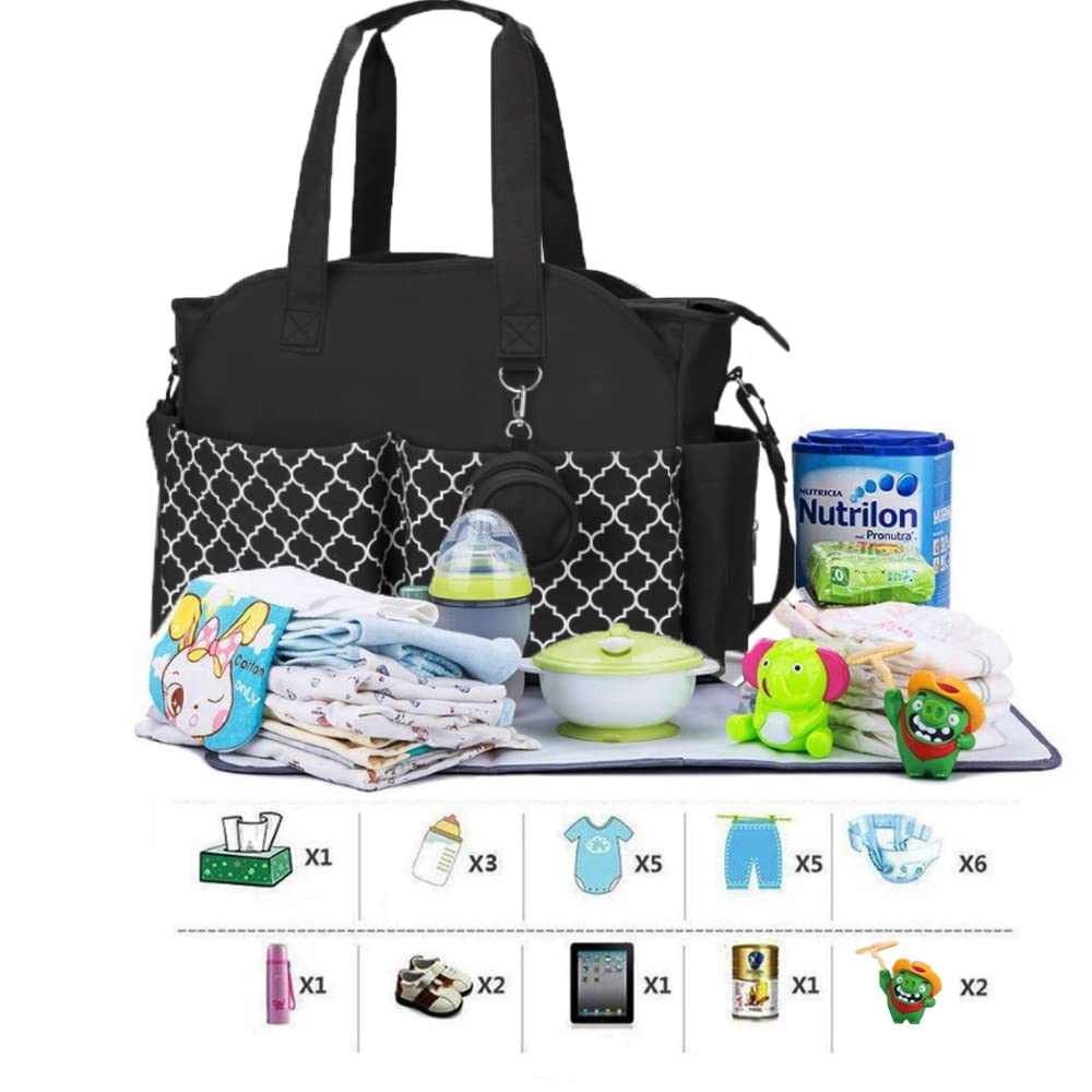 Wickeltasche Baby Wickeltasche Große Babytaschen für Mama mit Wickelstation Multifunktions Reise