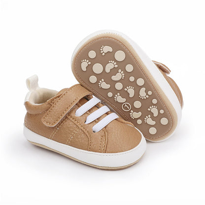 RVROVIC Babyschuhe Anti-Rutsch Oxford Loafer Flats für Jungen und Mädchen aus PU Leder mit weicher Sohle
