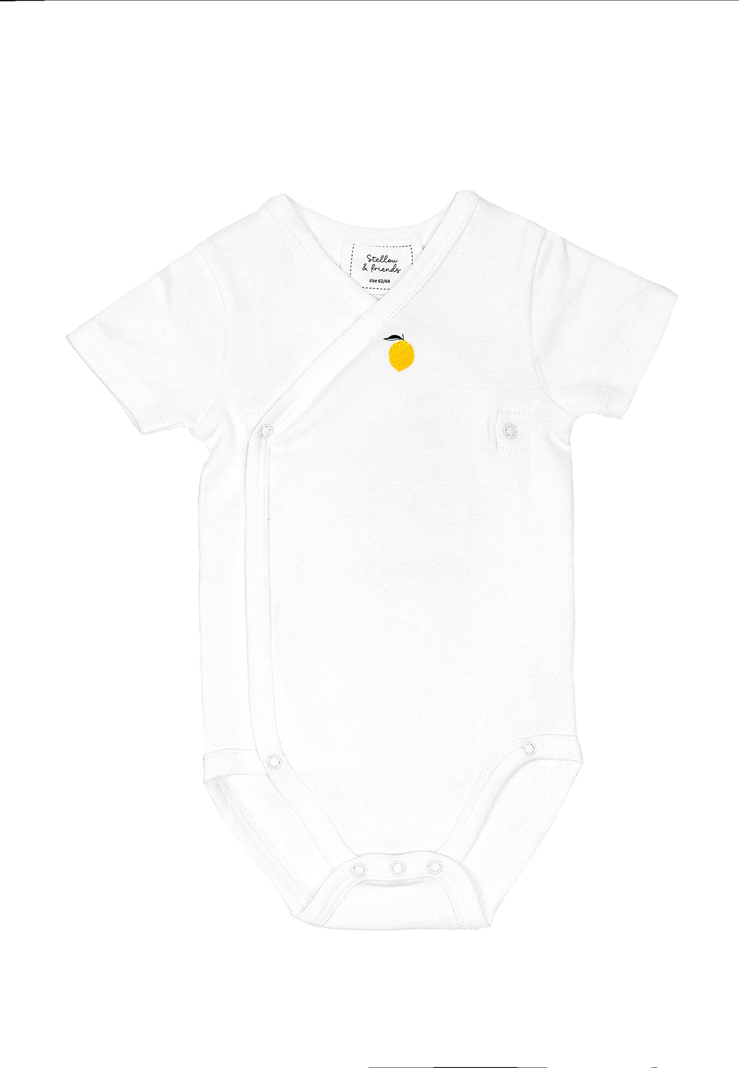 Stellou & friends Baby Body, 100% Bio-Baumwoll Wickelbody 3er MultiSet, kuschelweiche und hochwertige Kinder Kleidung für Jungs und Mädchen, Langarm & Kurzarm-body, OEKO-TEX 100 Zertifiziert