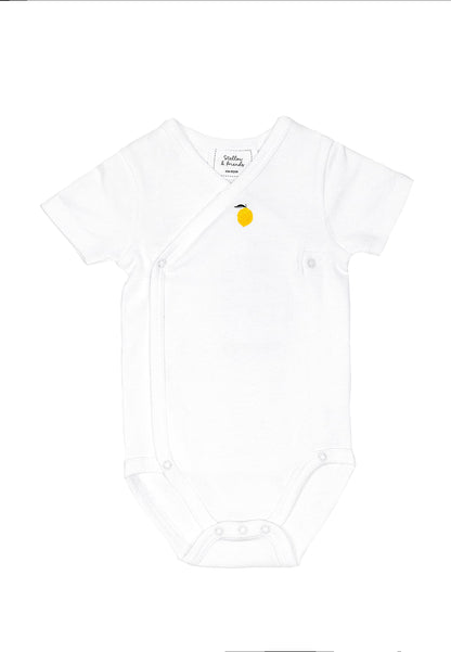 Stellou & friends Baby Body, 100% Bio-Baumwoll Wickelbody 3er MultiSet, kuschelweiche und hochwertige Kinder Kleidung für Jungs und Mädchen, Langarm & Kurzarm-body, OEKO-TEX 100 Zertifiziert