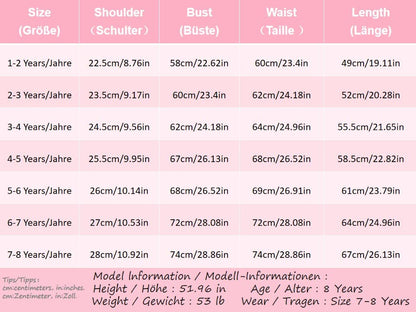 SMILING PINKER Girls Dress Cotton Flower Summer Party Girls Dresses