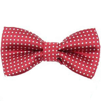 HANERDUN Unisex Boys Girls Bow Tie Braces with Three Clothes Clips on Waistband