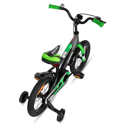 JOYSTAR Berry 12/14/16/20 Zoll Kinderfahrrad für 2-4 jährige Jungen & Mädchen, Jungenfahrrad mit Stützrädern,grün,rosa,weiß
