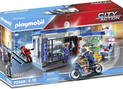 PLAYMOBIL City Action 70568 Polizei: Flucht aus dem Gefängnis, Für Kinder von 4-10 Jahre