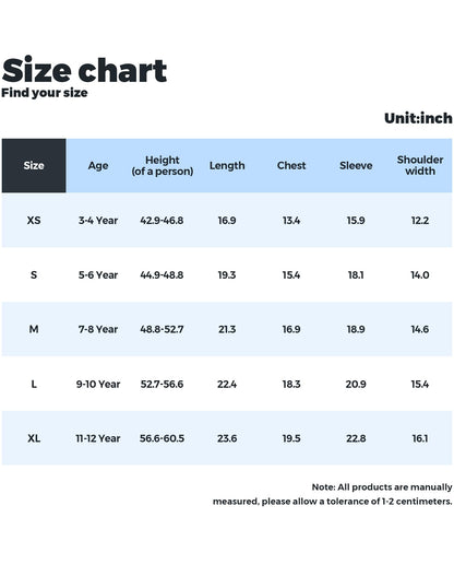 Spring&Gege Jungen Hoodie Sweatjacke Basic Einfarbig Baumwoll Kapuzenjacke für Kinder（3-12 Jahre）