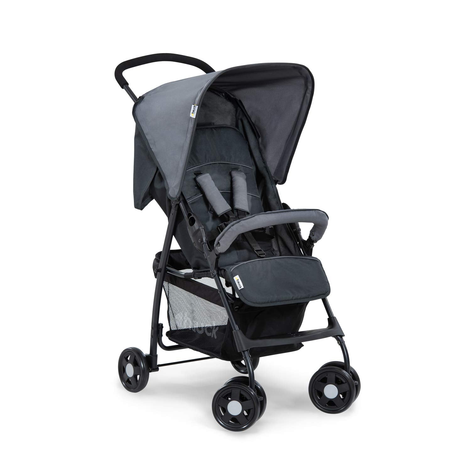 Hauck Lightweight Stroller up to 18 kg with reclining function from birth, small foldaway, sun canopy, large basket - Meloni2