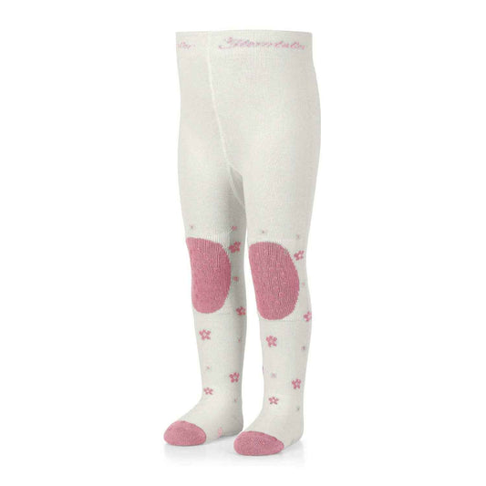 Sterntaler Crawling Tights Mouse - ABS Tights for Girls - Children's Tights with Non-Slip Nubs on Knee, Instep and Sole - Crawling Tights for Crawling Adventures