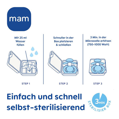 MAM Original Latexschnuller im 2er-Set, Schnuller aus nachhaltigen, bio-erneuerbaren Materialien, Baby Schnuller mit symmetrischem & kiefergerechtem Sauger, 0-6 Monate, Hase/Reh - Meloni2