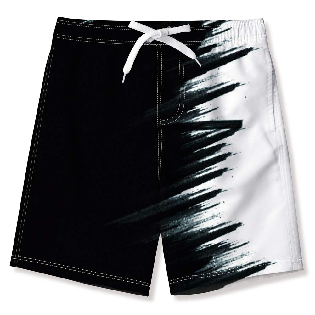 Fanient Badehose für Jungen lustige 3D Gedruckt Grafik Schnelltrocknend Beachwear Sport Laufen Badebekleidung Boardshorts