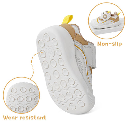 MASOCIO First Walker Shoes Baby Shoes Boy Girl Baby Shoes Soft Flat Rubber Anti-Slip 