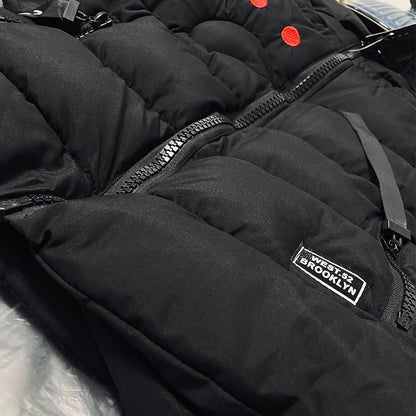 linboo Winterjacke Kinder Jungen Warm Steppjacke Dicke Mantel Baby Wintermäntel mit Kapuze Ohren Winter Kinderjacke Kapuzenjacke 2-7 Jahre