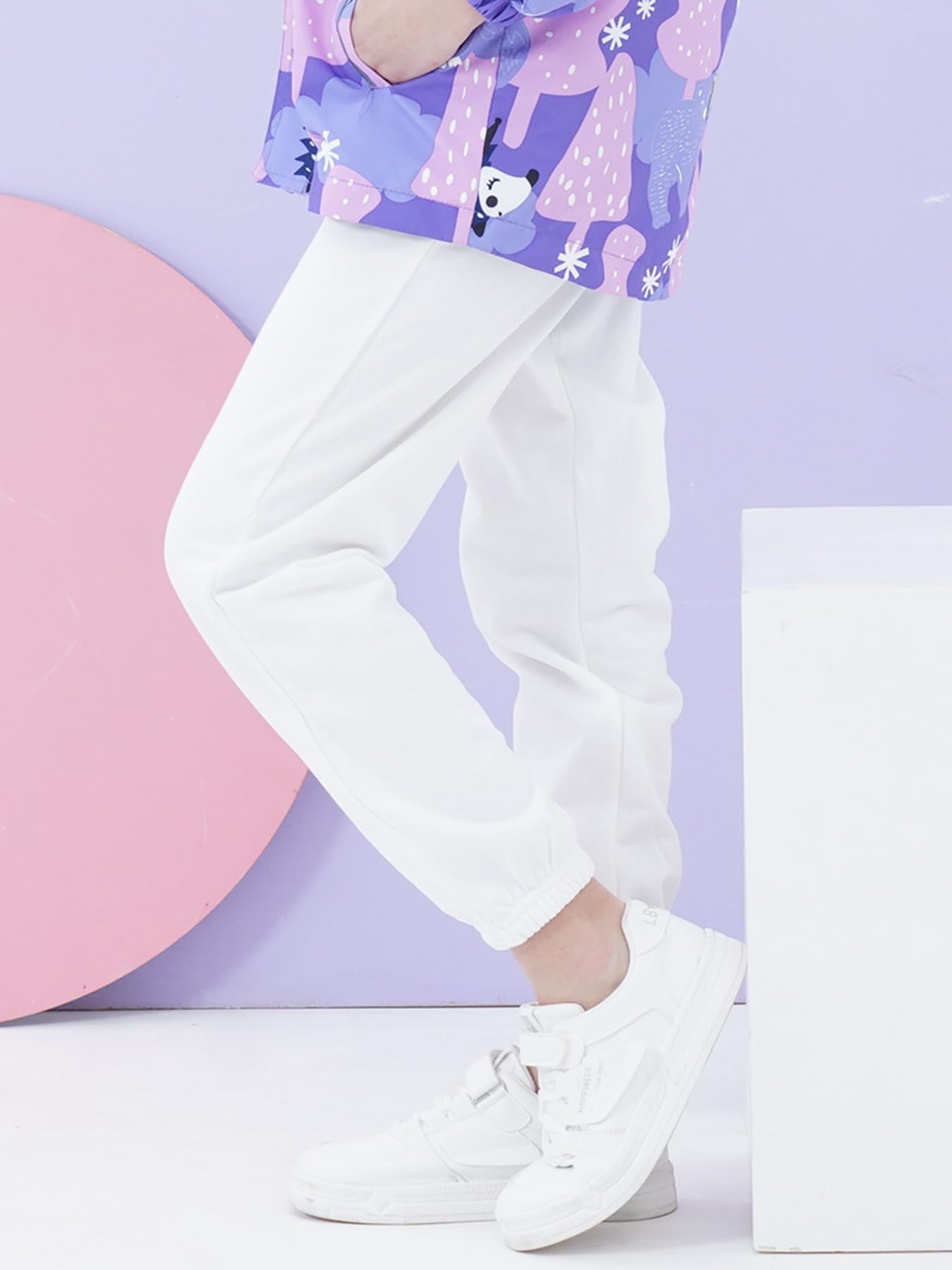 NATUST Kinder Sport Jogginghosen Jungen Trainingshosen Elastischer Bund Relaxed Mädchen Sweatpants