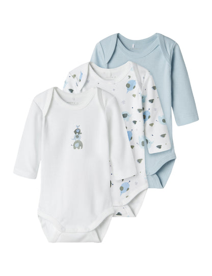 NAME IT Boy Romper 3 Pack