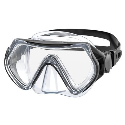Findway Children's Diving Goggles, Swimming Goggles, Snorkel Mask for Boys Girls Teenagers, Diving Mask with Nose Cover, 180° Panorama, HD, Anti-Fog, Anti-Leak, Diving Goggles for Children 4-16 Years