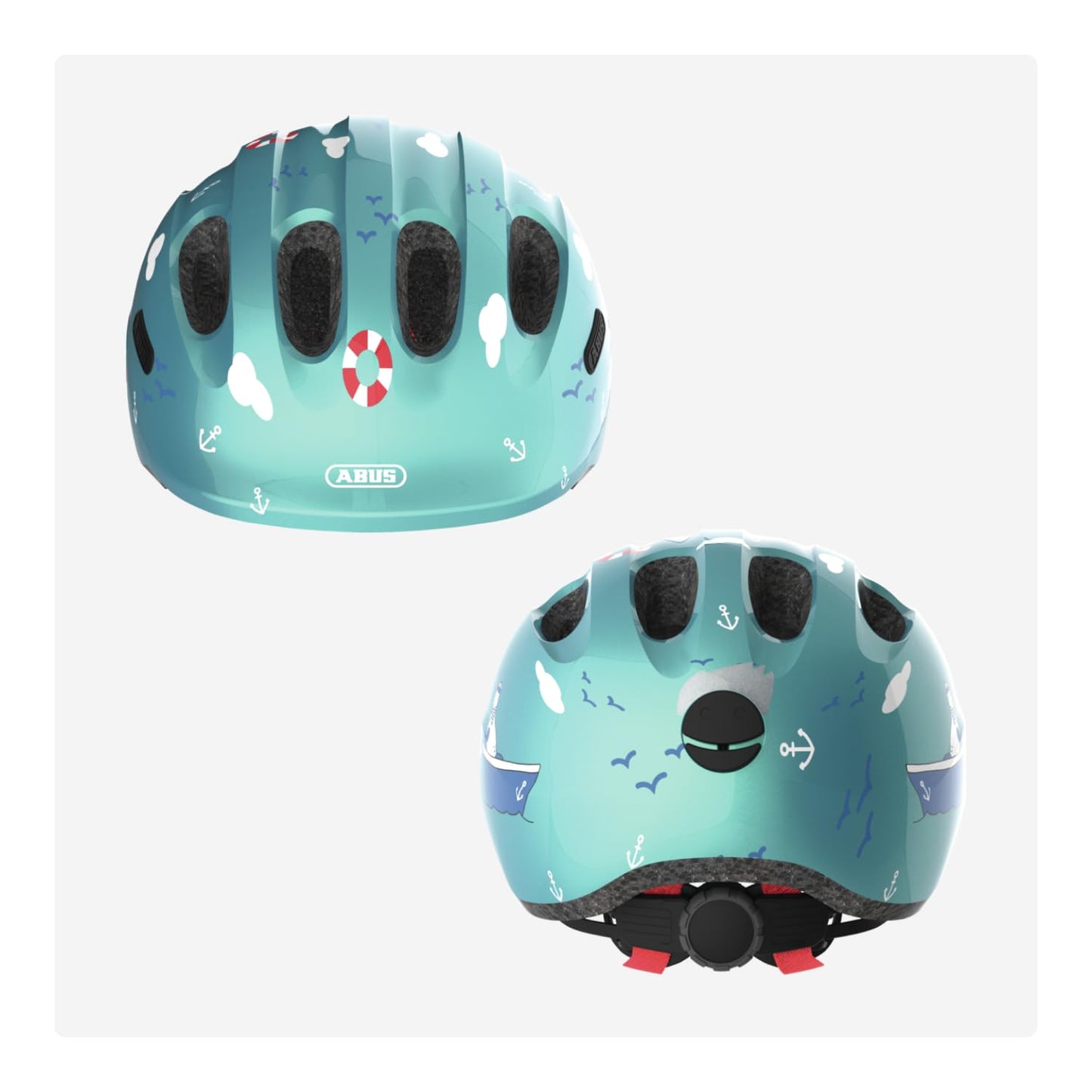 ABUS Kinderhelm Smiley 2.0 - Robuster Fahrradhelm für Mädchen und Jungs
