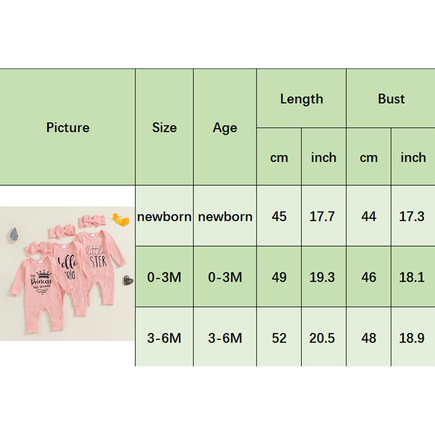 Geagodelia Baby Girl Romper + Headband Newborn Clothing Outfit Jumpsuit Baby Clothes Soft Baby Romper 
