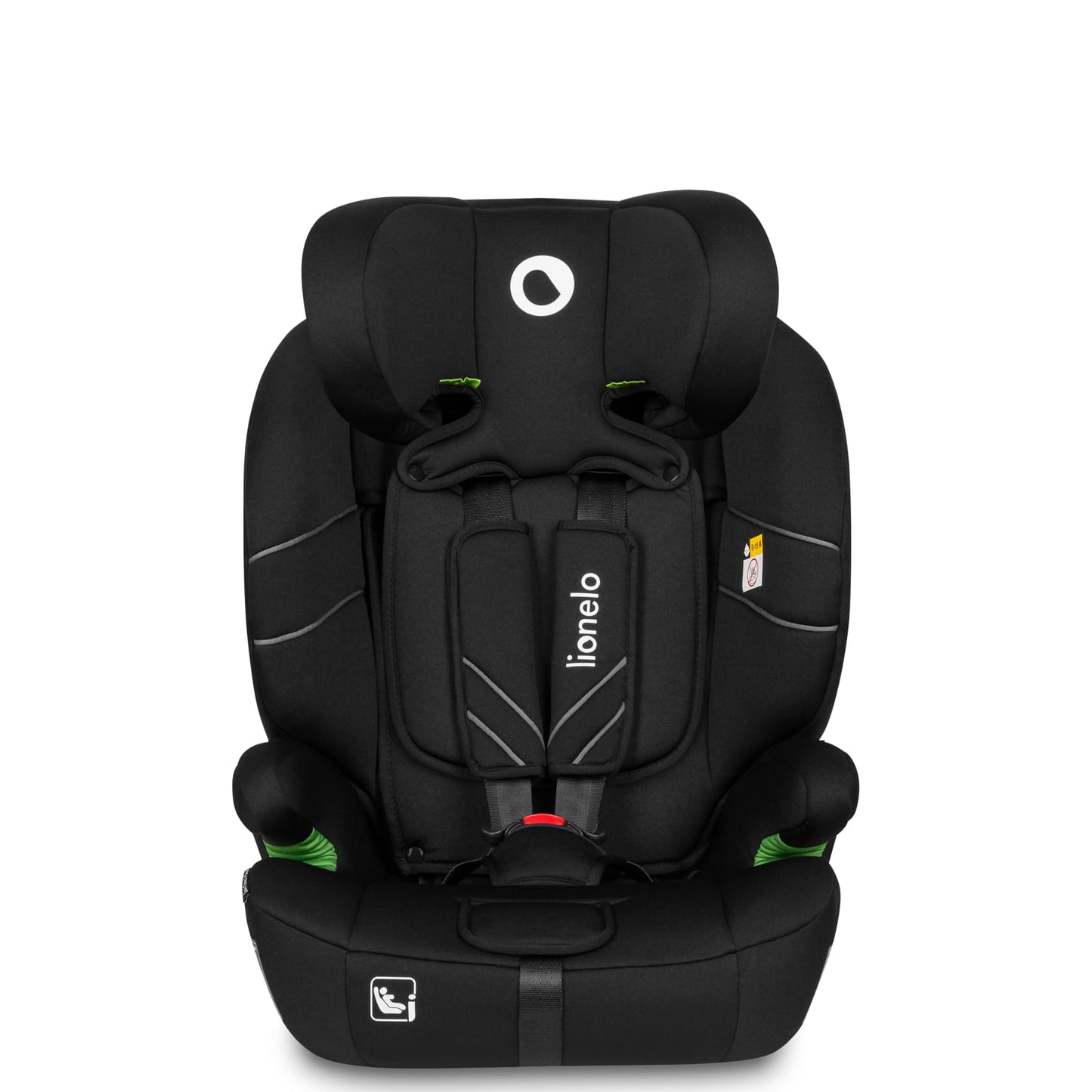 LIONELO LEVI I-SIZE 76-150 cm Kinderautositz, Gruppe 1 2 3, Seitenschutz, 10 Grad Kopfstützenverstellung Bequeme Armlehnen Verstellbare Rückenlehne, R129 i-Size