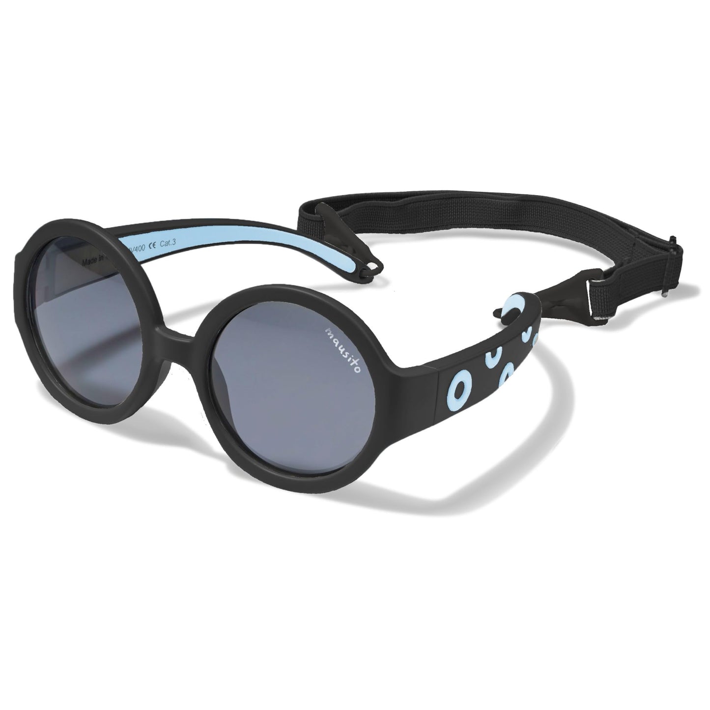 Mausito Sonnenbrille Kinder 6-24 Monate & 2-5 Jahre | VERGLEICHSSIEGER Kindersonnenbrille 100% UV-Schutz | BIEGSAM | Schadstofffreie Kindersonnenbrillen mit Band | Europäisches Design für Kinder