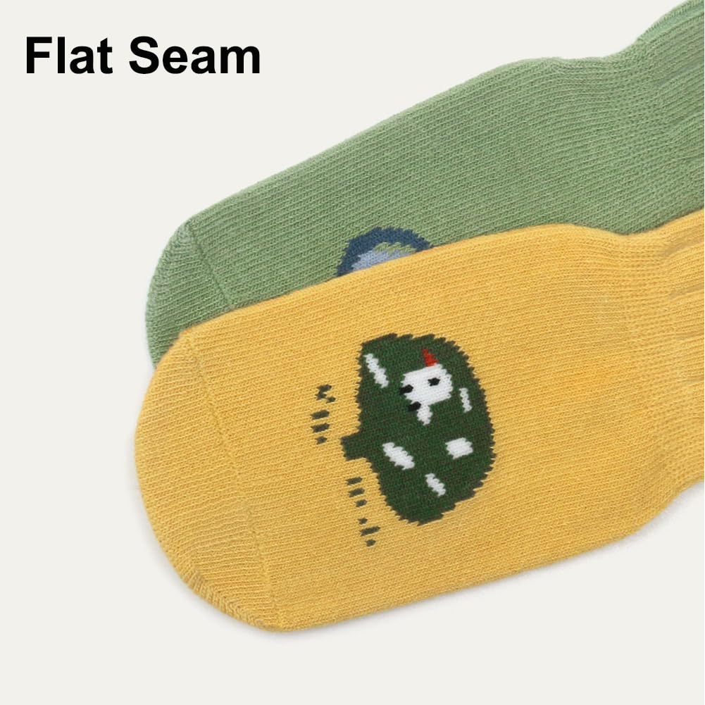 Rutschfeste Socken für Baby Mädchen Jungen 5 Paar Kinder Anti Rutsch Socken Sportsocken Stoppersocken