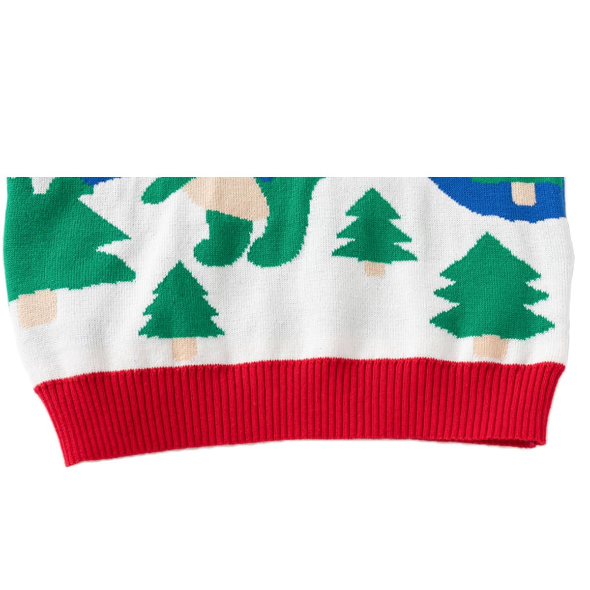 Fandecie Children's Christmas Jumper Cotton Crew Neck Christmas Elk Santa Sweater Girls Boys Sweatshirt Jumper 2-7 Years