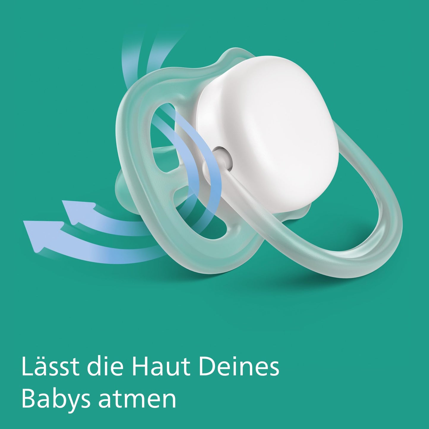 Philips Avent ultra air Schnuller - 4er Pack, BPA-freier, atmungsaktiver Schnuller für Babys von 0-6 Monaten, inklusive Transport- und Sterilisationsbox, Sonne/Regenbogen (Modell SCF085/65) - Meloni2