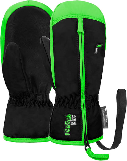 Reusch Ben Mitten extra warme und weiche Fausthandschuhe Winterhandschuhe Fäustlinge Kinder Babys Kleinkinder Mädchen und Jungen mit einem Reißverschluss