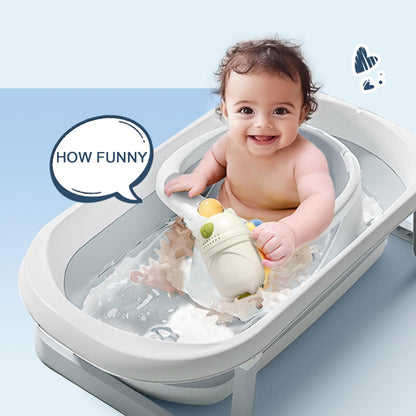 Bebamour Baby Bath Seat 6 Months + Child Bathtub Non-Slip Bath Chair, Water Jug