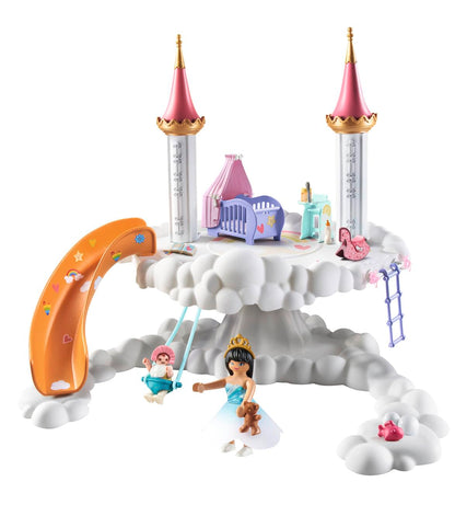 PLAYMOBIL Princess Magic 71360 Heavenly Baby Cloud, Magic Nursery in the Clouds, Includes Baby Cradle, Rocking Horse, Teddy Bear and More, Toy for Children from 4 Years
