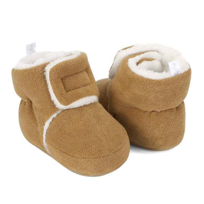 Unisex Baby Boys Girls Warm Winter Boots Rubber Sole Non-Slip Winter First Walking Shoes