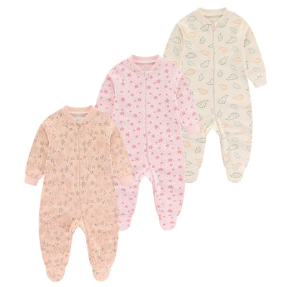 Chamie Strampler für Babys, Strampler, langärmelig, Baumwolle, 0–3 m/3–6 m/6–9 m/9–12 m