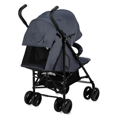 MoMi AKIRA Kinderbuggy Kinderwagen ab 6 Monaten (bis 15 kg), verstellbarer 5-Punkt-Sicherheitsgurt, Babytasche, Einkaufskorb, Regen- und Insektenschutz.