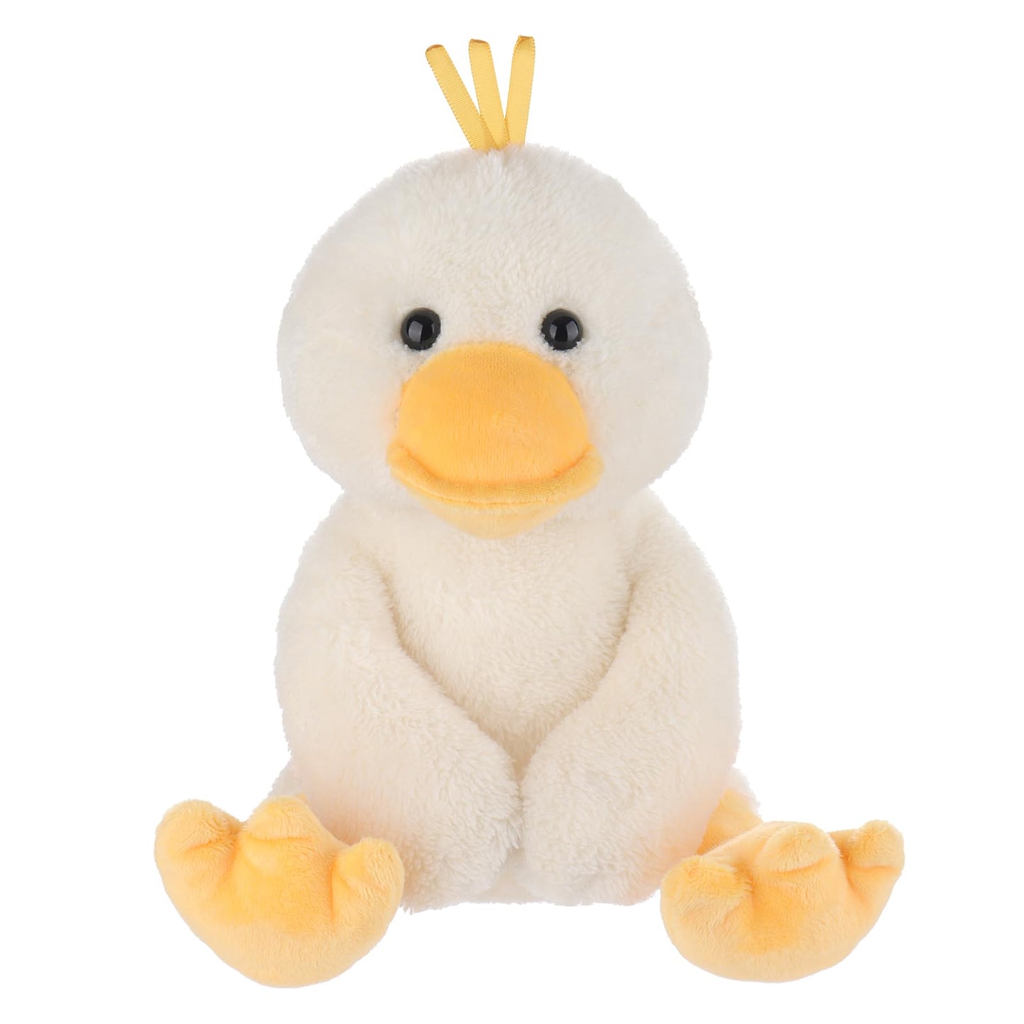 Apricot Lamb Cuddly Toy Velvet Duck 23 cm - Plush Toy Plush Toy for Children and Baby - Fluffy Stuffed Toy for Playing, Gift & Cuddling - Cosy Cuddly Toy - Duck