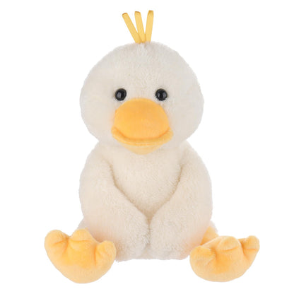 Apricot Lamb Cuddly Toy Velvet Duck 23 cm - Plush Toy Plush Toy for Children and Baby - Fluffy Stuffed Toy for Playing, Gift & Cuddling - Cosy Cuddly Toy - Duck